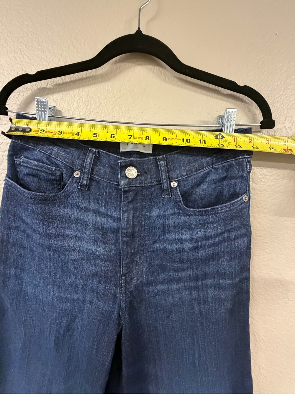 Frame Denim Indigo Wide-Leg Jeans - Picture 7 of 12